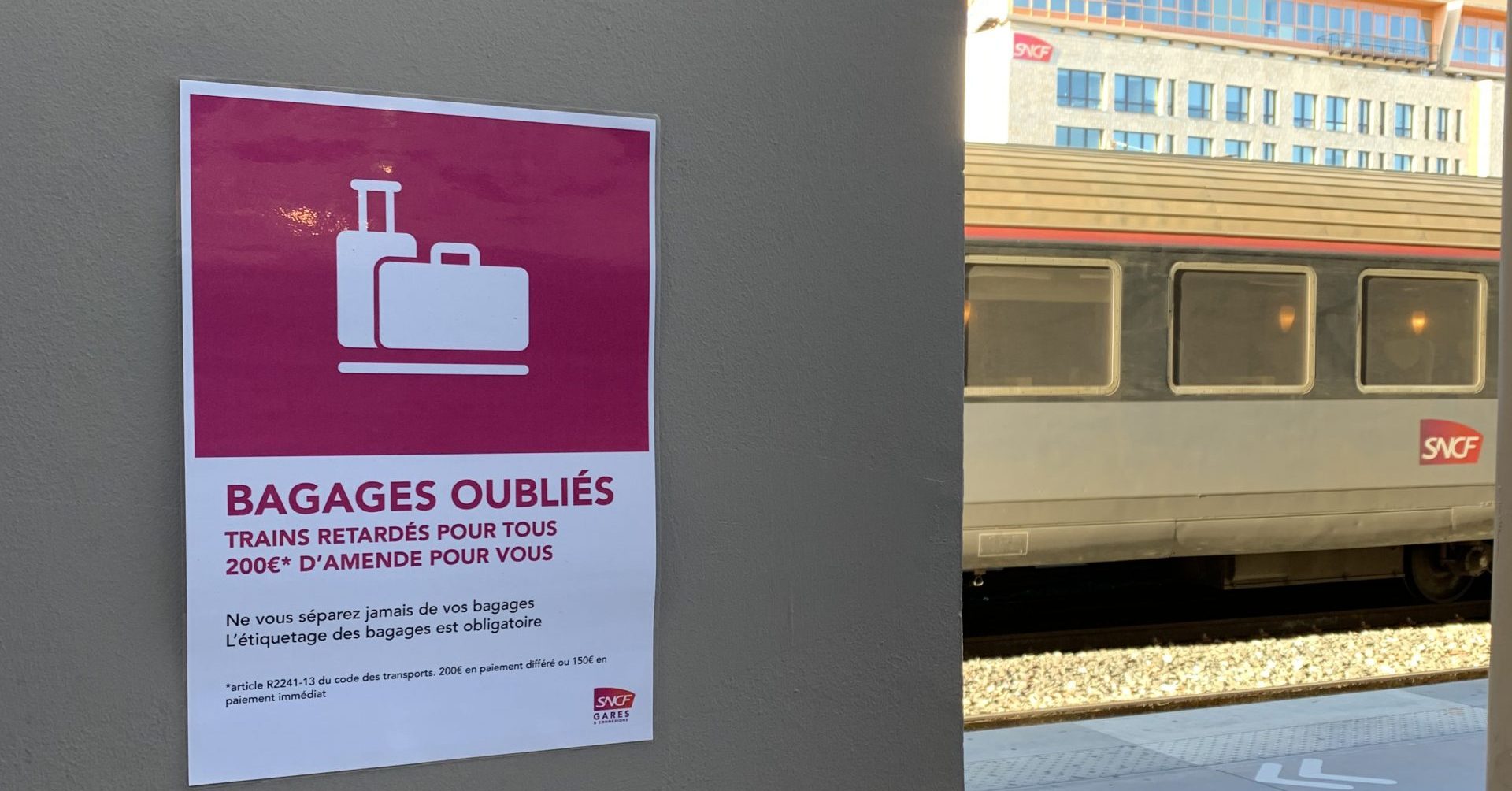 bagages oublies